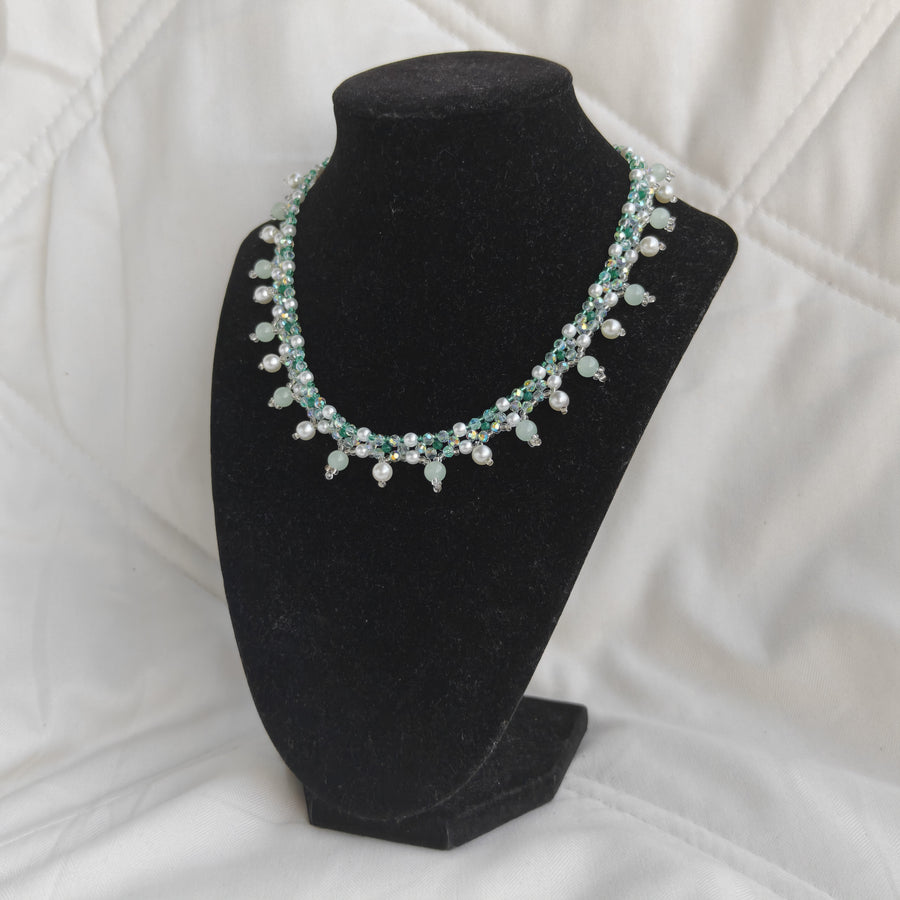 Emerald Dewdrop Collar