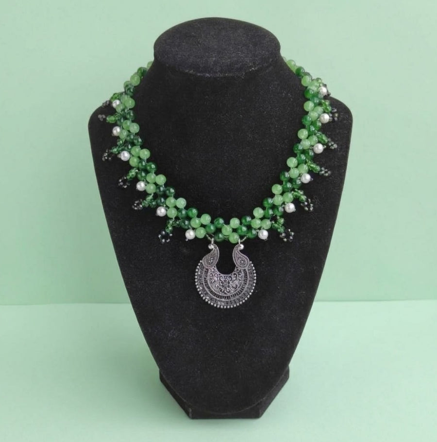 Forest Crescent Necklace