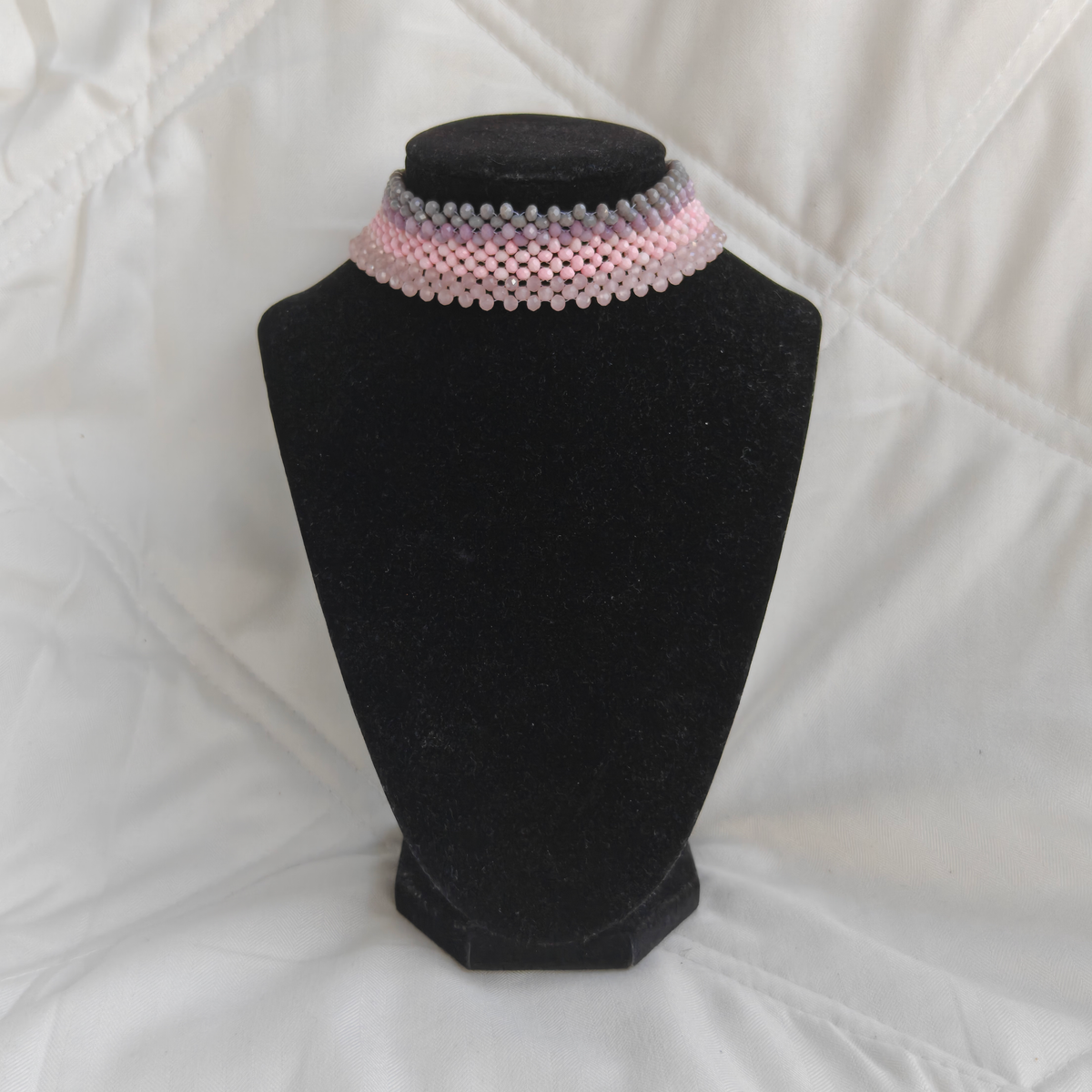 Rose & Smoke Ombré Collar