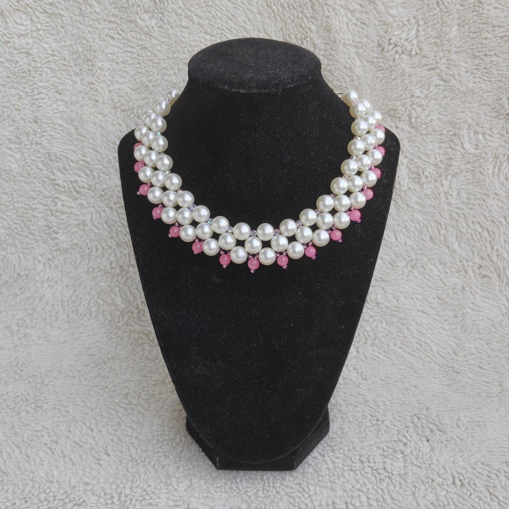 Blush Pearl Statement Necklace