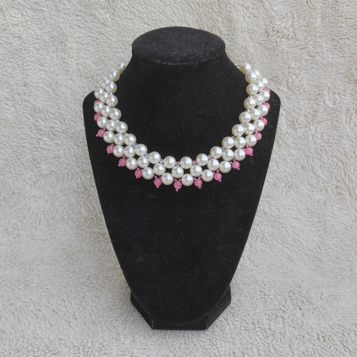Blush Pearl Statement Necklace