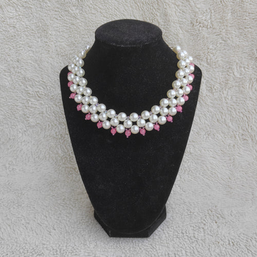 Blush Pearl Statement Necklace