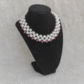 Blush Pearl Statement Necklace