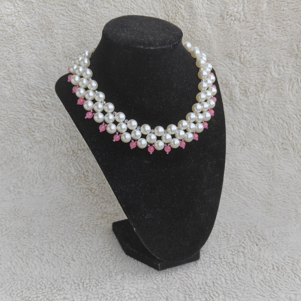 Blush Pearl Statement Necklace