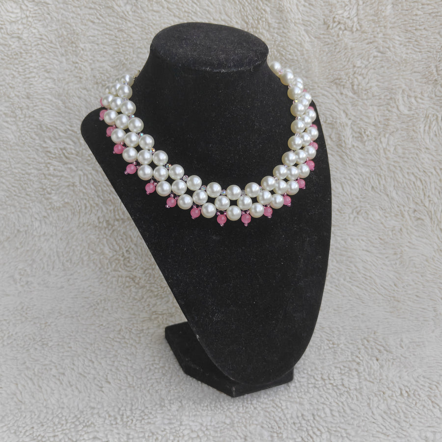 Blush Pearl Statement Necklace