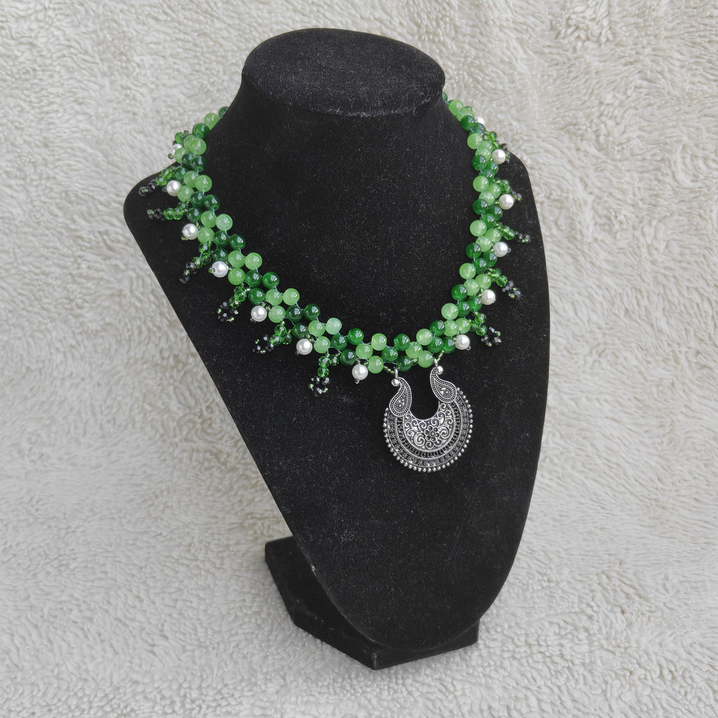 Forest Crescent Necklace