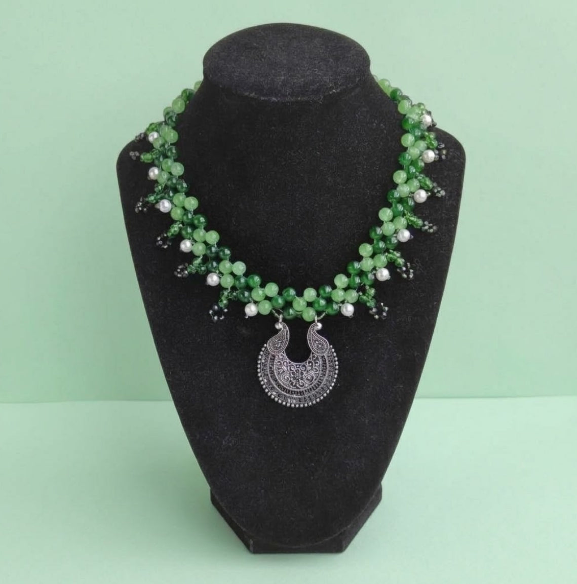 Forest Crescent Necklace
