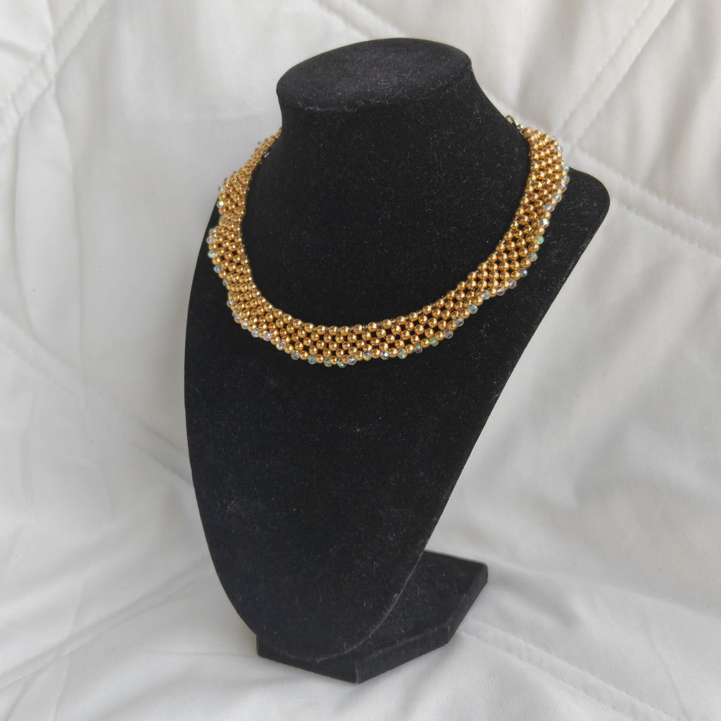 Golden Honeycomb Collar