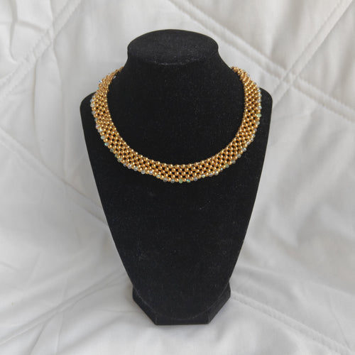 Golden Honeycomb Collar